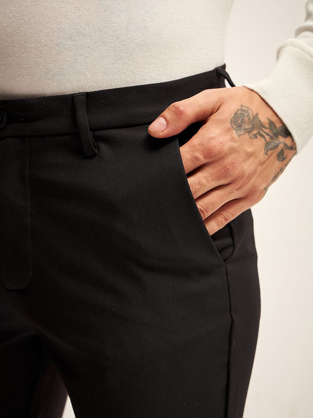 THE BEAR HOUSE Men Slim Fit Trousers