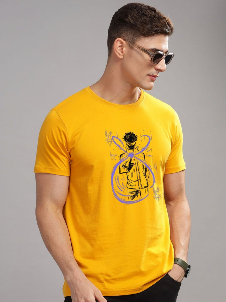 ADRO Men Graphic Printed Graphic Print Others Round Neck Cotton Tshirt