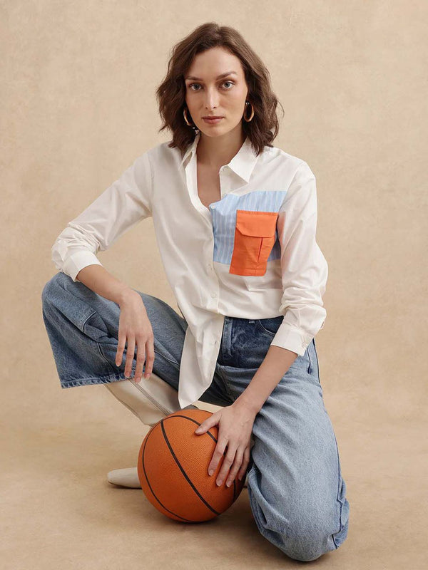 RAREISM Women Comfort Opaque Casual Shirt