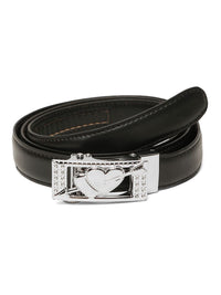 Teakwood Leathers Women Textured Leather Formal Belt