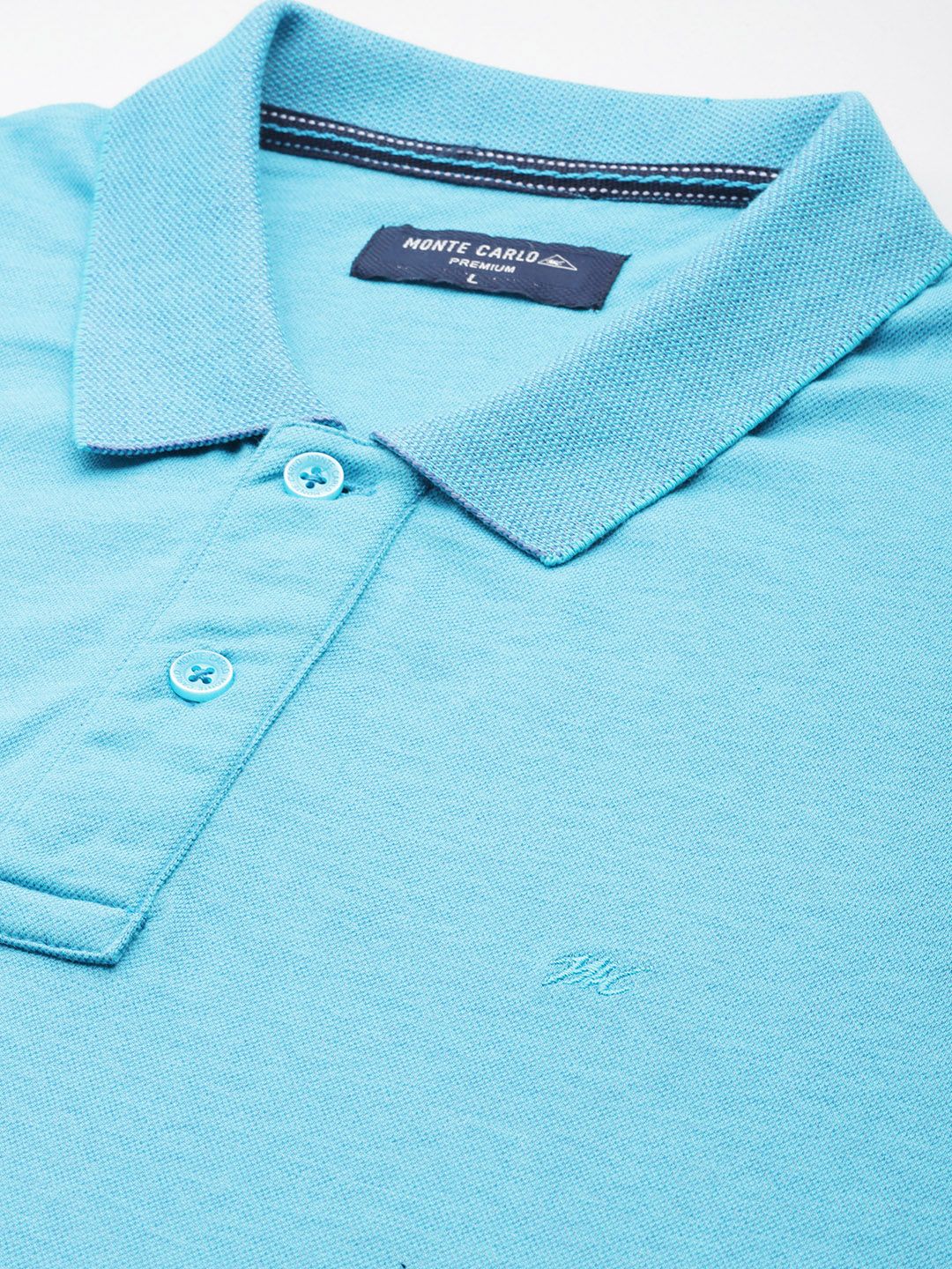 Monte Carlo Men Polo Collar T-shirt