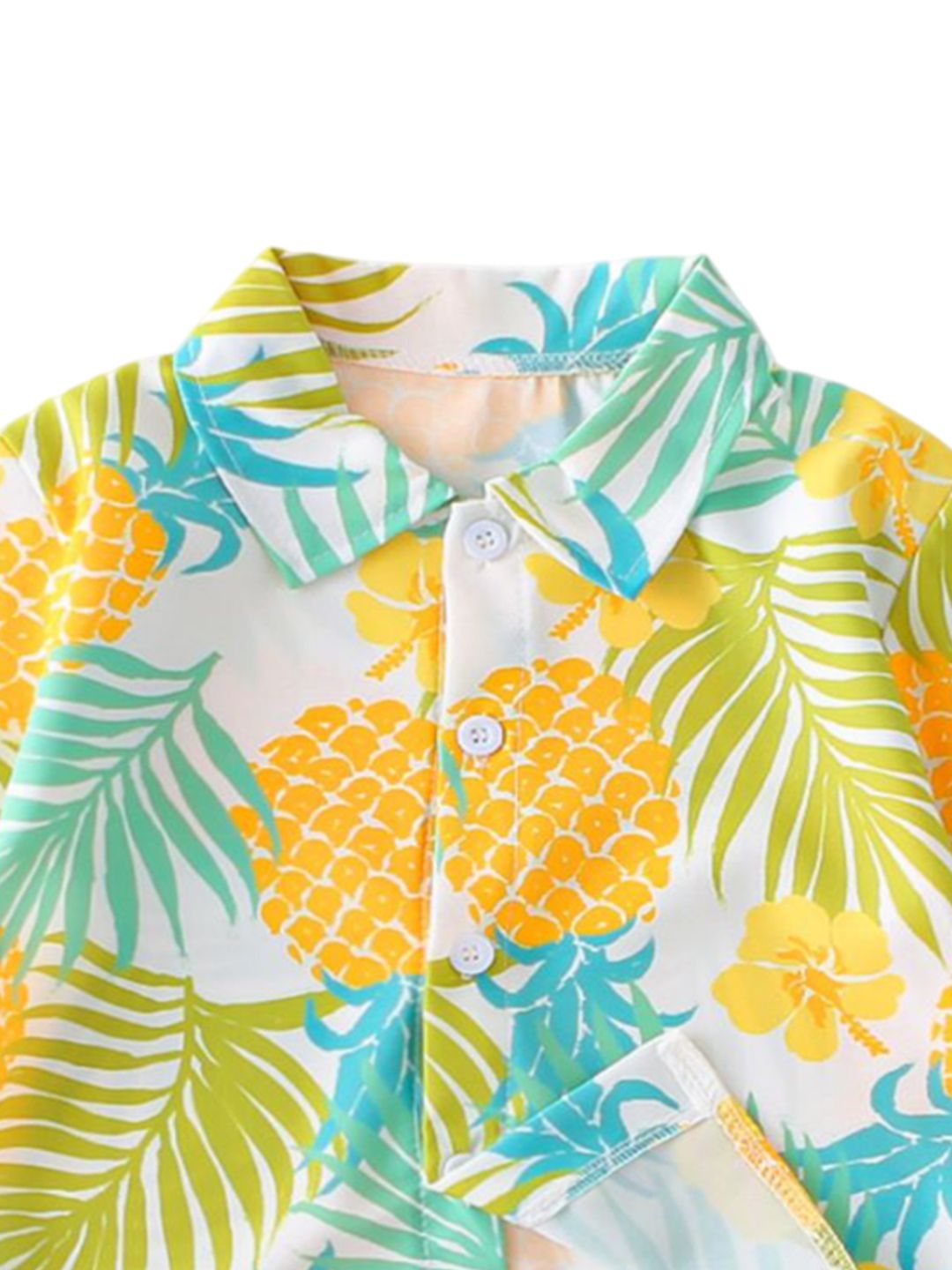 YK Boys Printed Shirt & Shorts Clothing Set