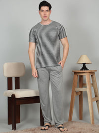 Sweet Dreams Men Striped Night suit