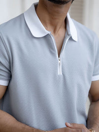 Powerlook Men Polo Collar Pure Cotton T-shirt