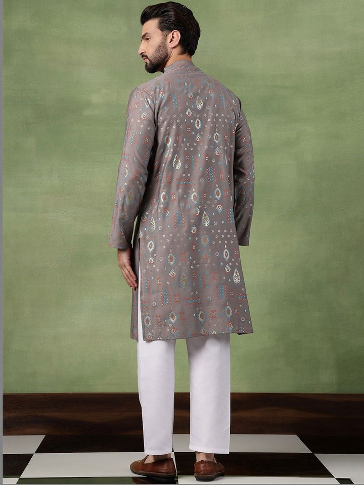 SOJANYA Men Bandhani Printed Kurta