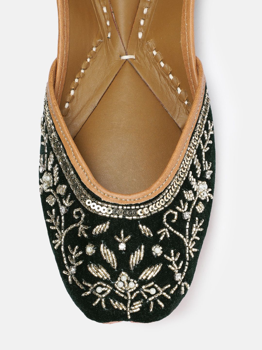 House of Pataudi Women Ethnic Embellished Mojaris