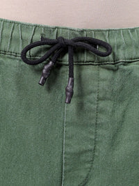 The Indian Garage Co Men Low Distress Stretchable Cargo Denim Joggers