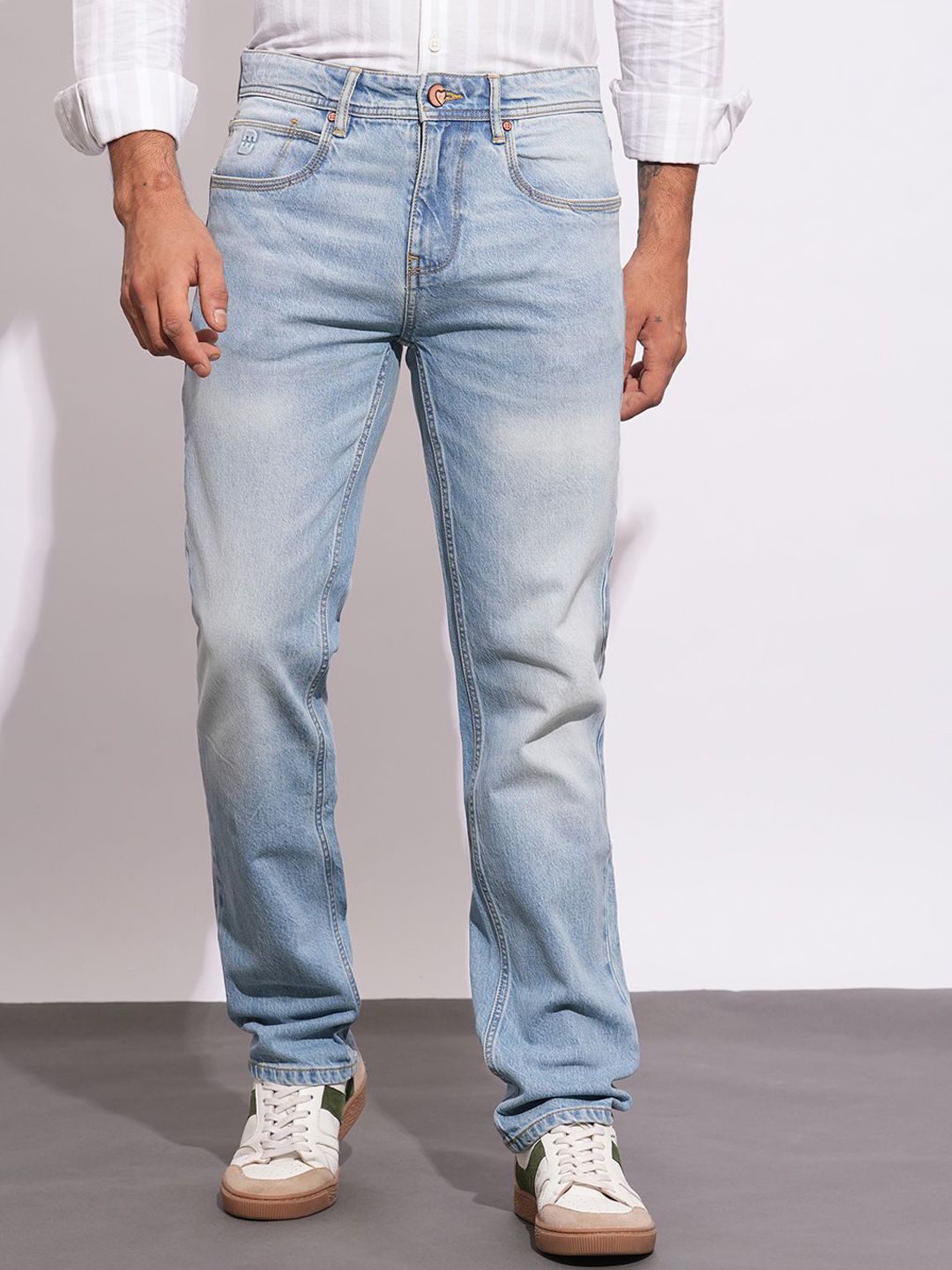 Being Human Men Classic Light Fade Stretchable Jeans