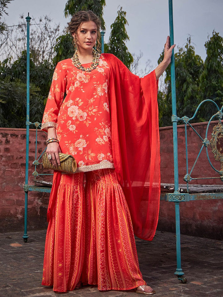 Shae oleh Sassafras Wanita Bercetak Kurta Set