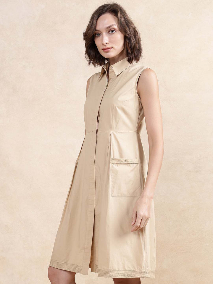 Rareism pakaian midi A-line formal