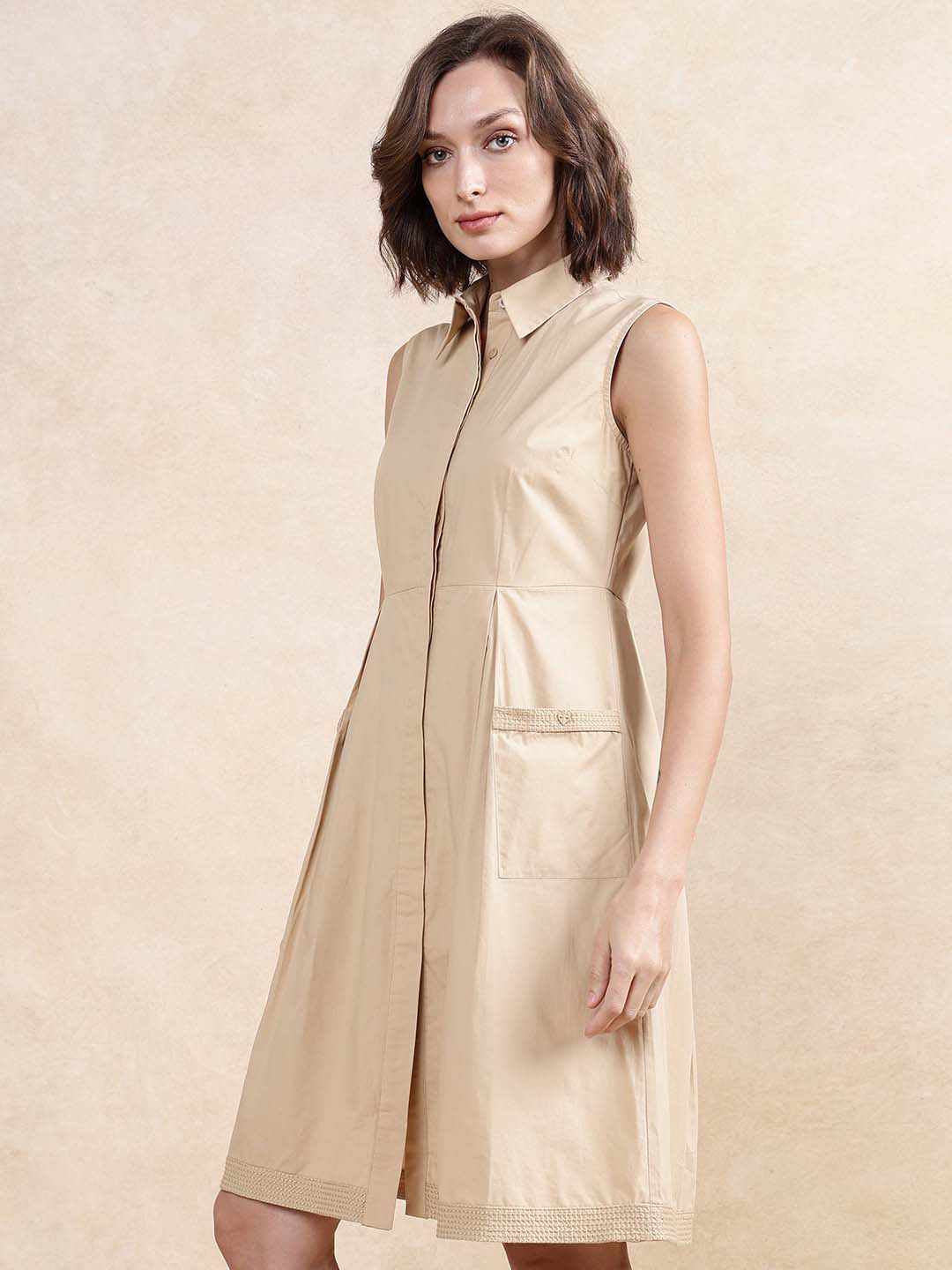 Rareism pakaian midi A-line formal