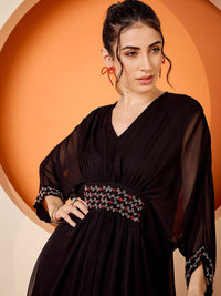 Antheaa Embellished Top & Palazzo
