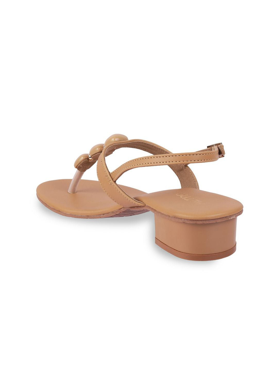 Metro Women Beaded Thong Heels