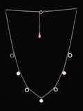 PANASH 925 Sterling Silver Rose Gold-Plated Classic Necklace
