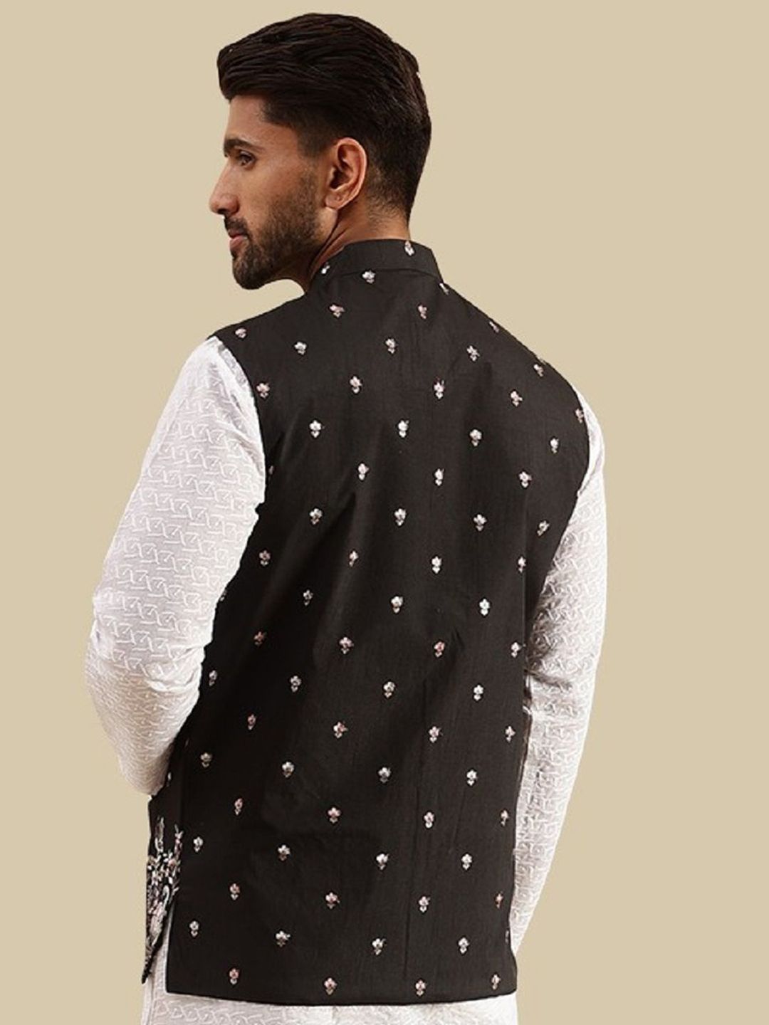 SOJANYA Jaket Nehru Sulam Lelaki