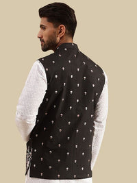SOJANYA Jaket Nehru Sulam Lelaki