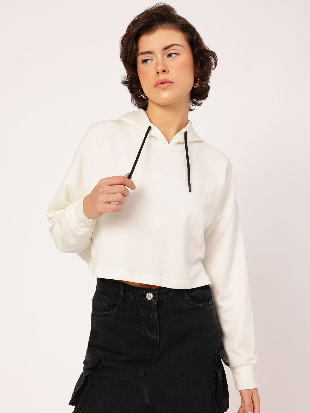 DressBerry Graphic printed Boxy Fit Sweatshirt