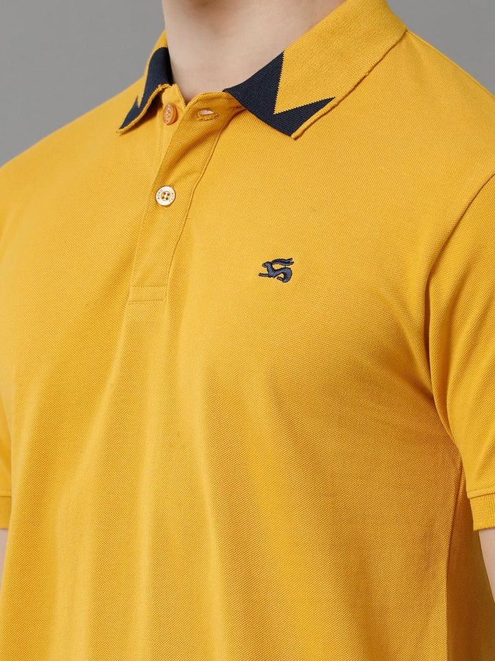 Tshirts ADRO Lelaki Mustard Cotton