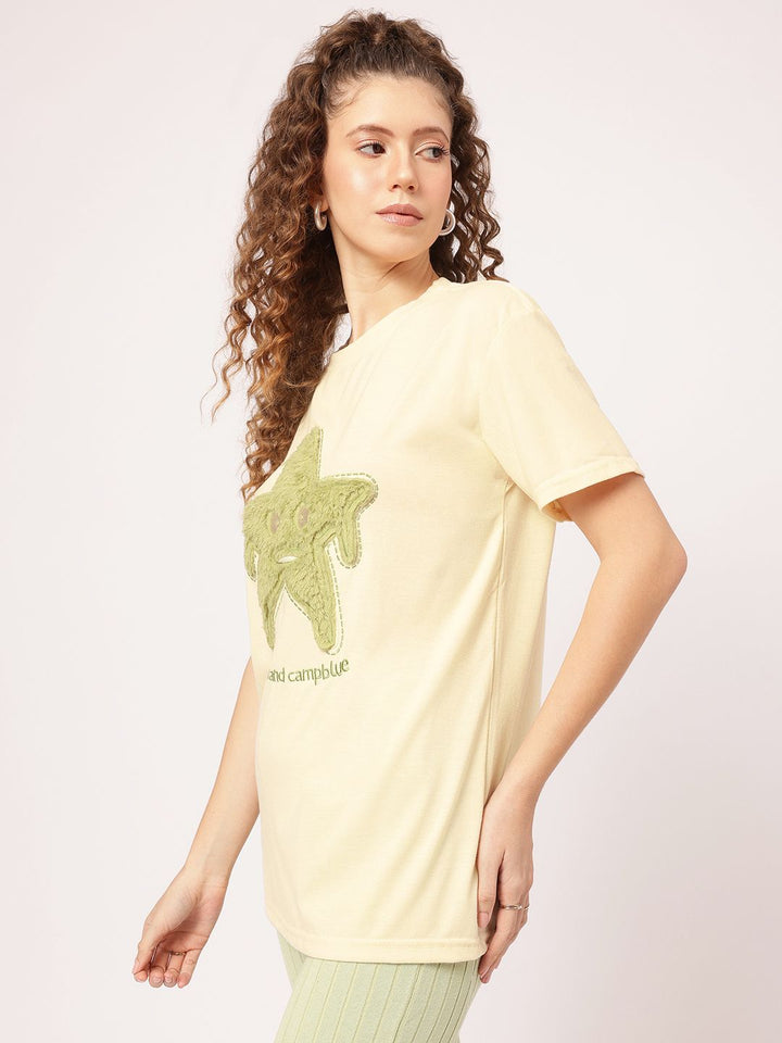 DressBerry Witty Wear Applique T-shirt