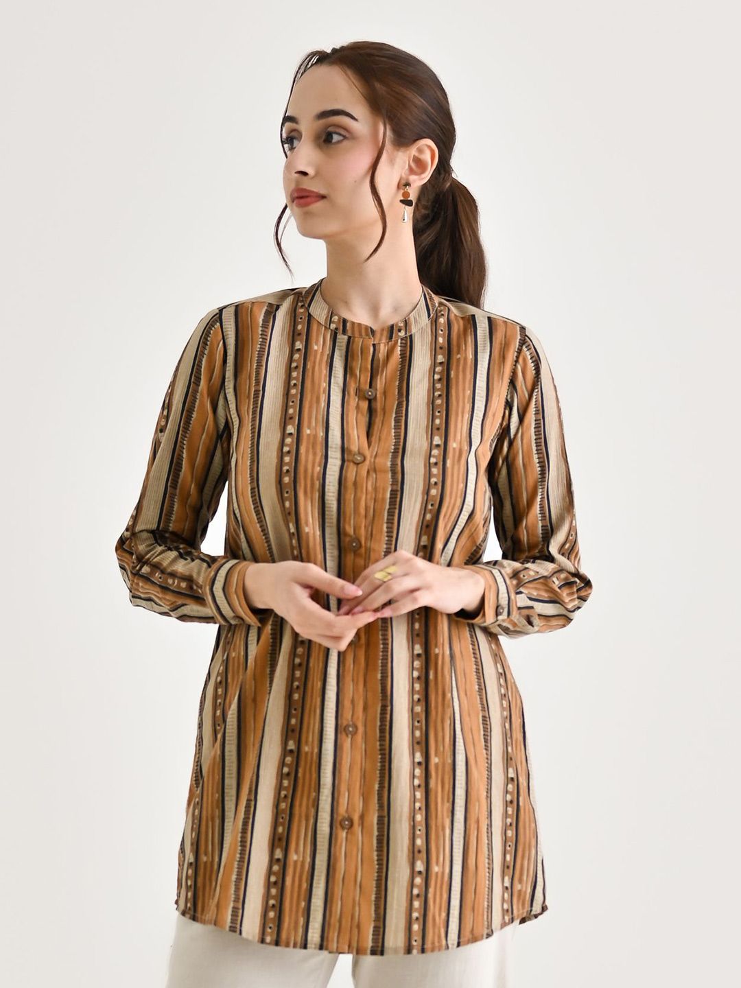 Rustorange Printed Pure Cotton Kurti