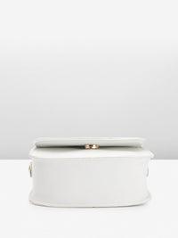 DressBerry Structured Satchel with Quilted Detail