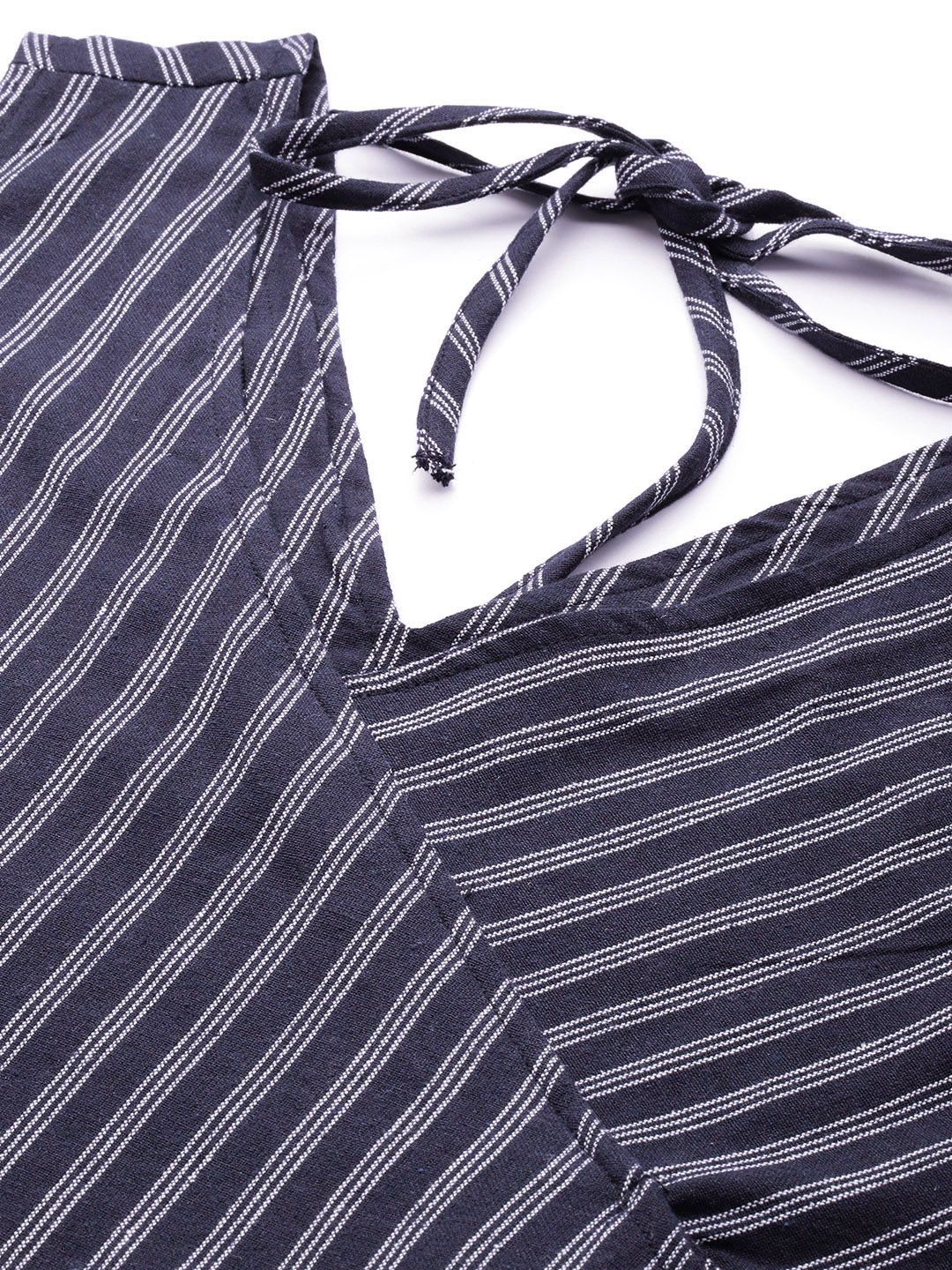 Anouk Woven Design Angrakha Kurti With Trousers