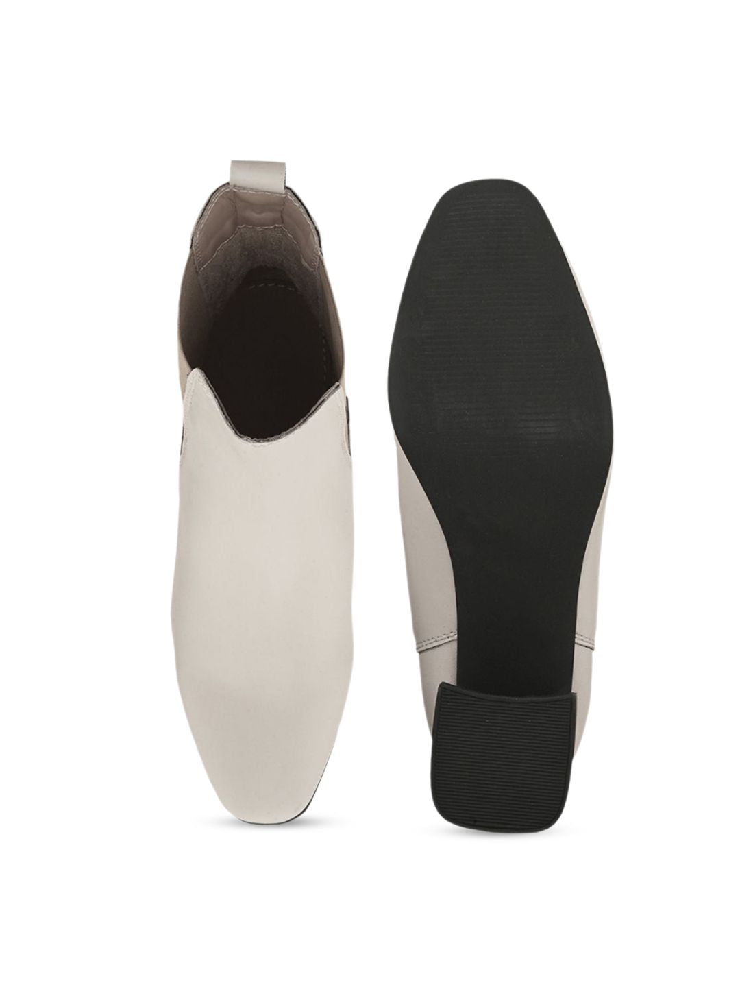 DressBerry Women Block-Heeled Chelsea Boots