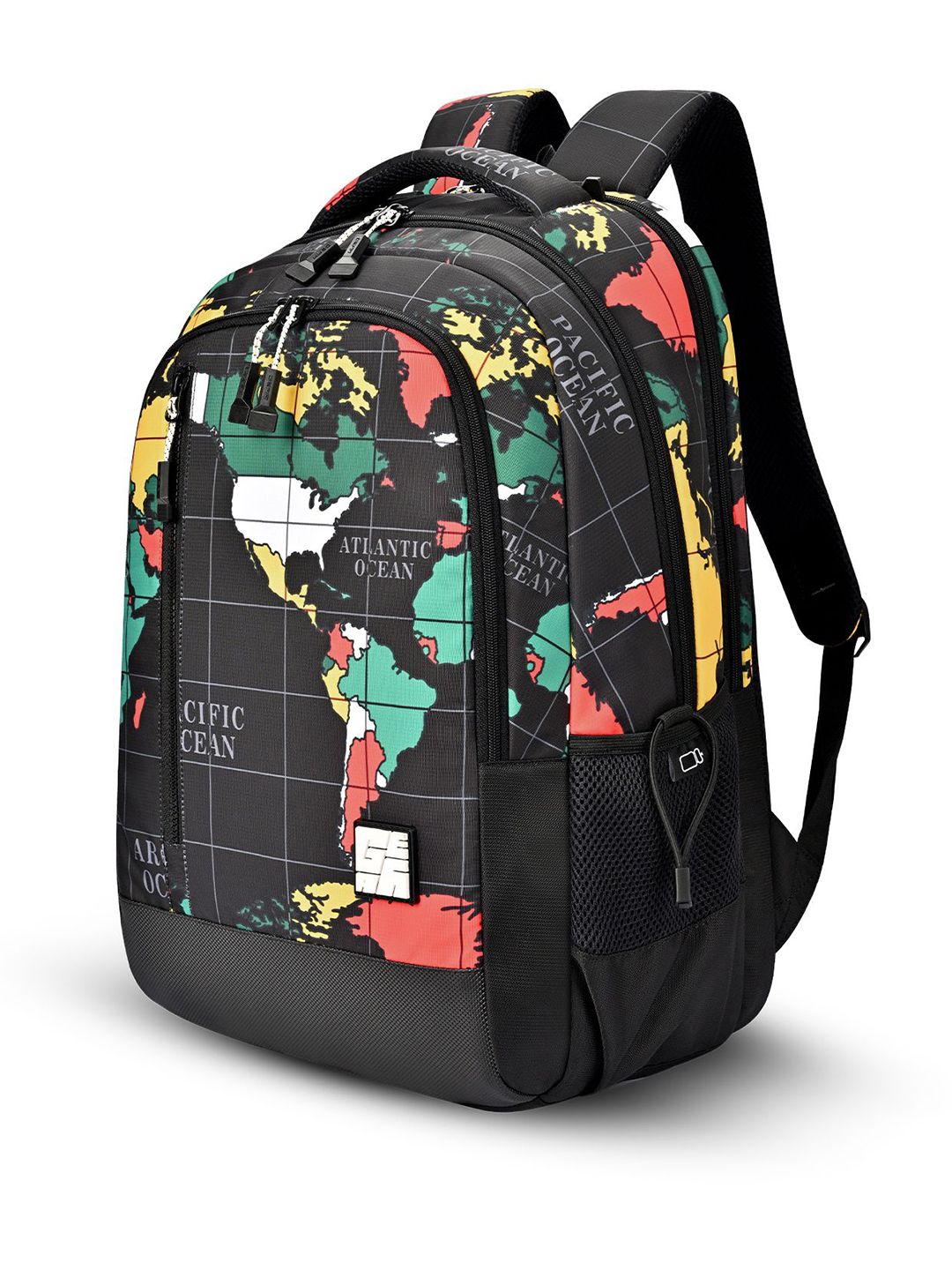 Gear Unisex Globe Printed Backpack