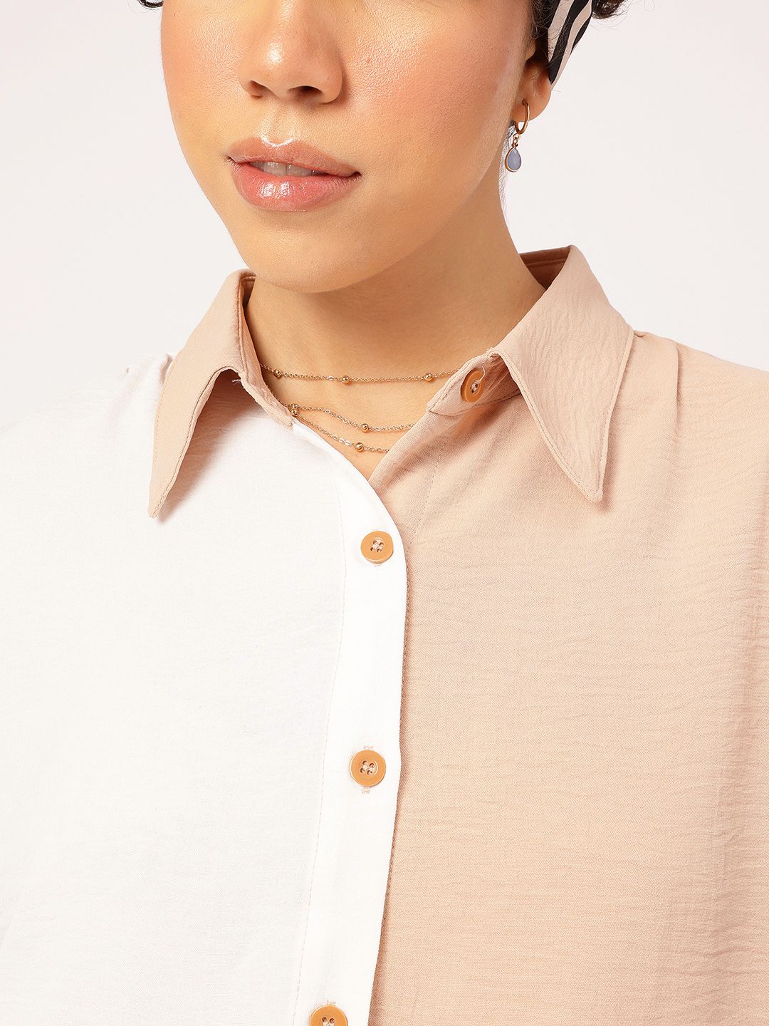 DressBerry Colourblocked Casual Shirt
