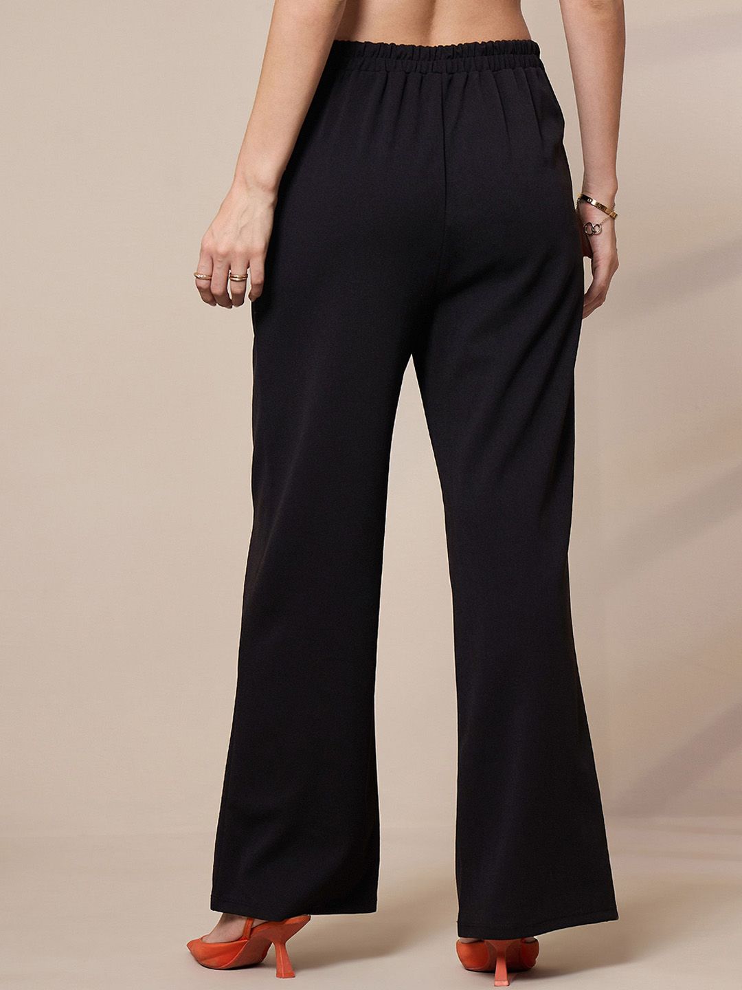 SASSAFRAS worklyf Women Relaxed Straight Leg Trousers