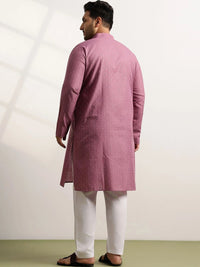 SOJANYA PLUS Men Printed Regular Kurta with Trousers
