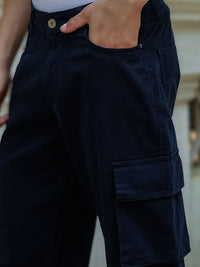 Eszett Men Easy Wash Cargos Trousers