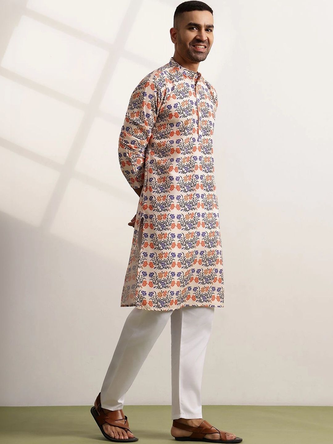 Anouk Men Floral Printed Floral Kurta