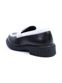 MONKSTORY Lelaki Black Loafers