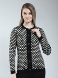 Monte Carlo Women Checked Woollen Cardigan