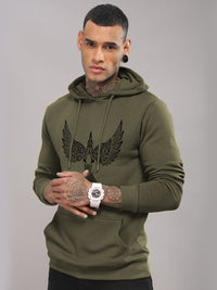 ADRO Lelaki Graphic Printed Pullover Sweatshirt