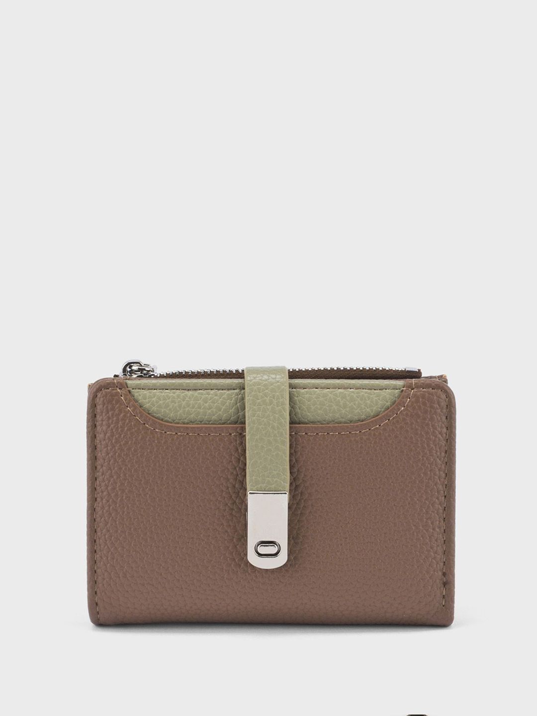 Lino Perros Women Zip Detail Two Fold Wallet