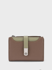 Lino Perros Women Zip Detail Two Fold Wallet