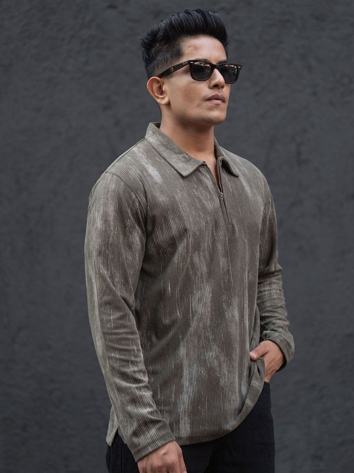 Powerlook Men Polo Collar T-shirt