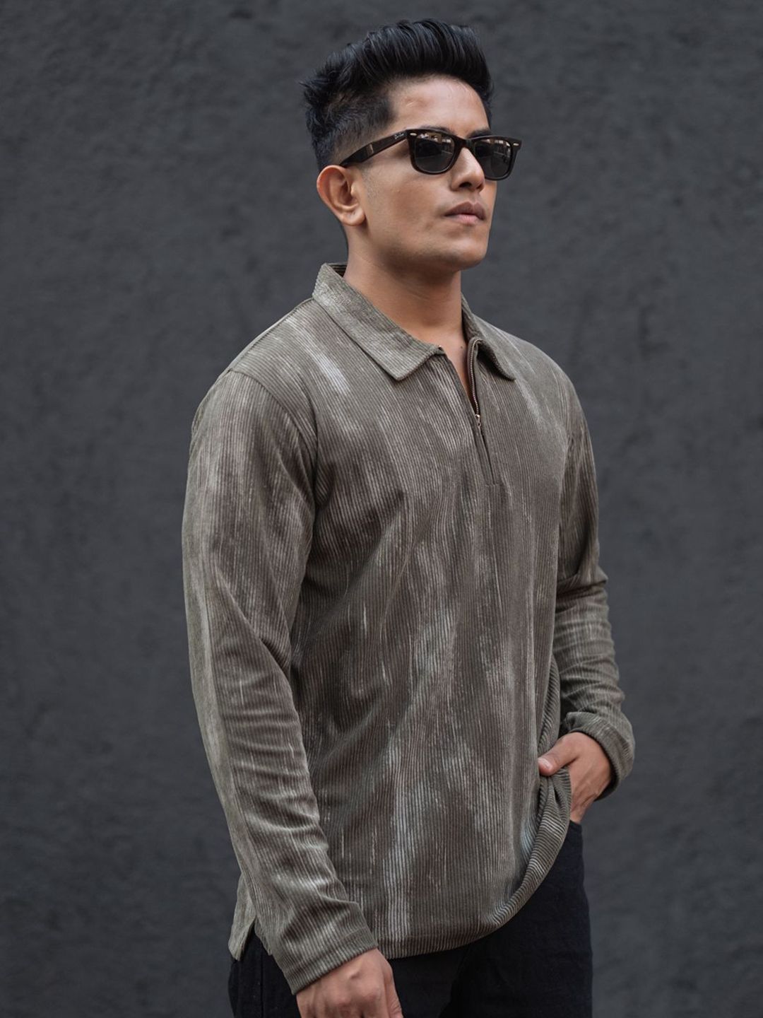 Powerlook Men Polo Collar T-shirt