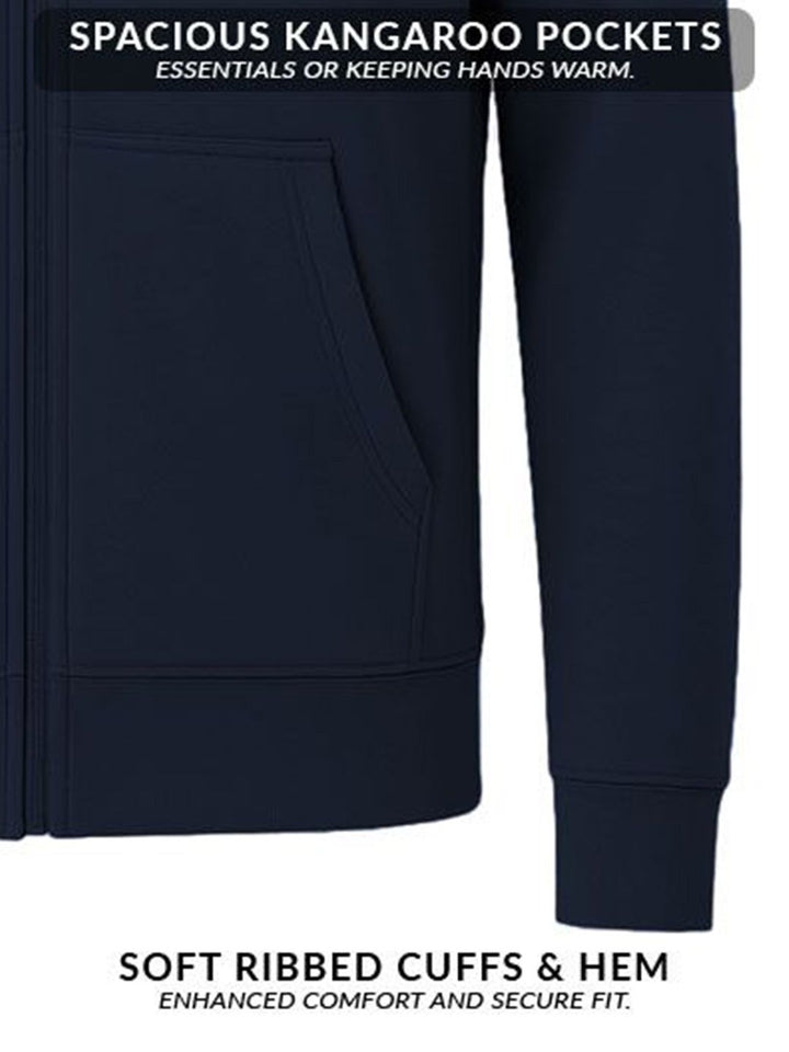 ADRO Men Printed Hooded Sweatshirt