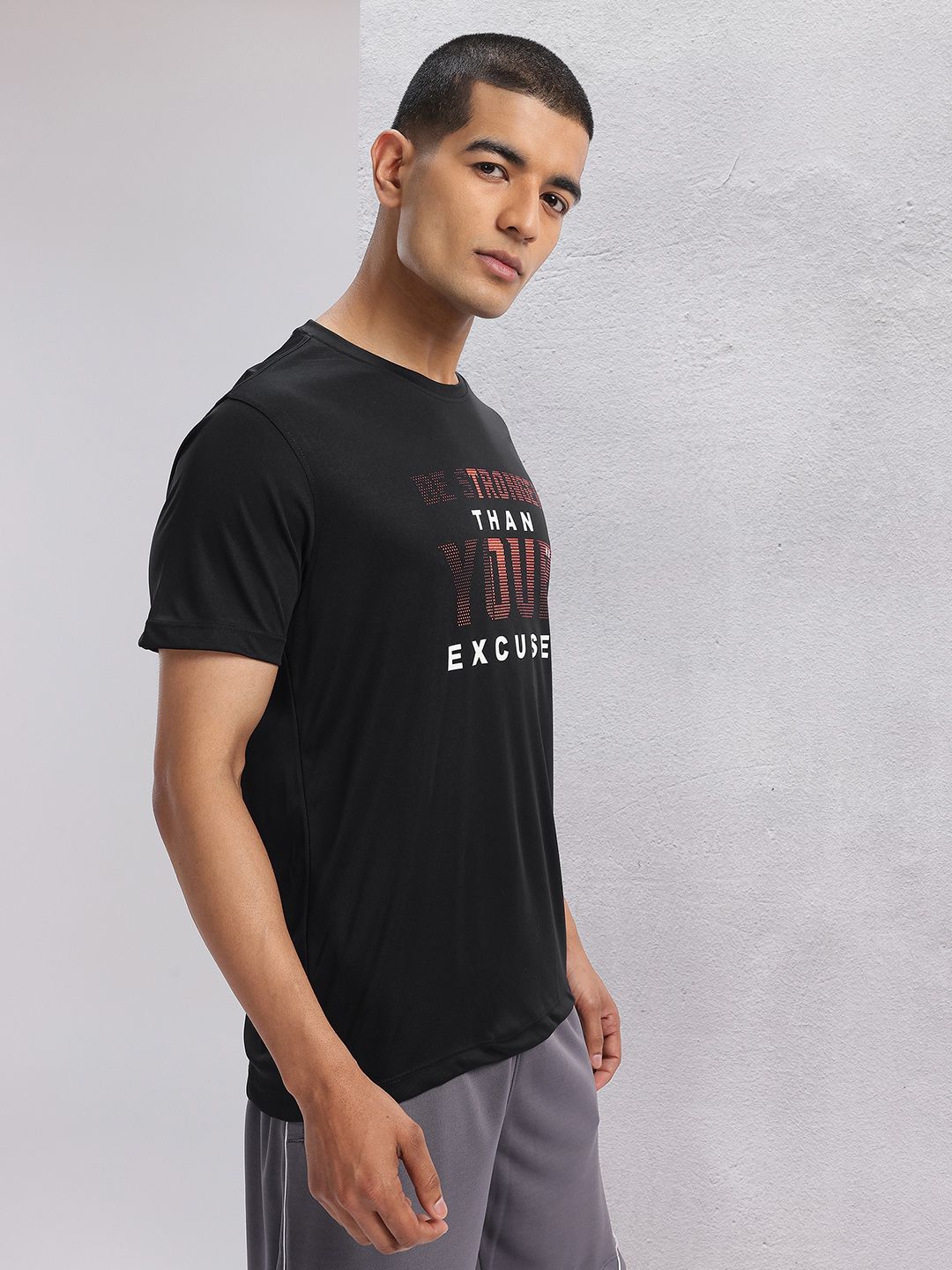 HRX by Hrithik Roshan Printed Rapid-Dry Training T-shirt