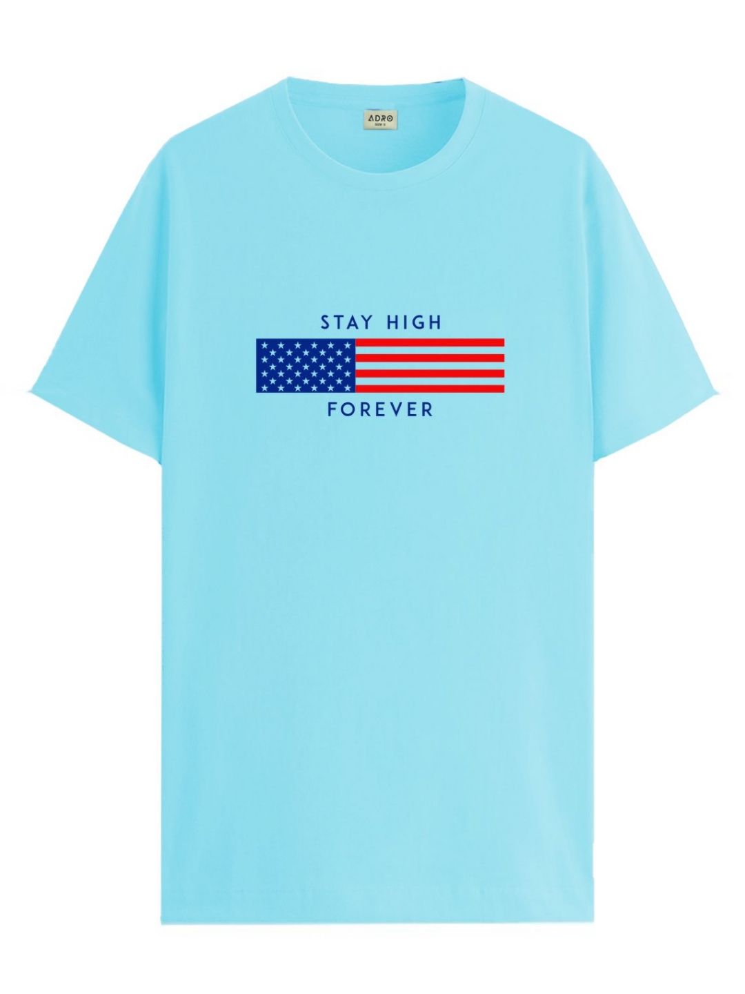 ADRO Men Graphic Printed Round Neck T-shirt