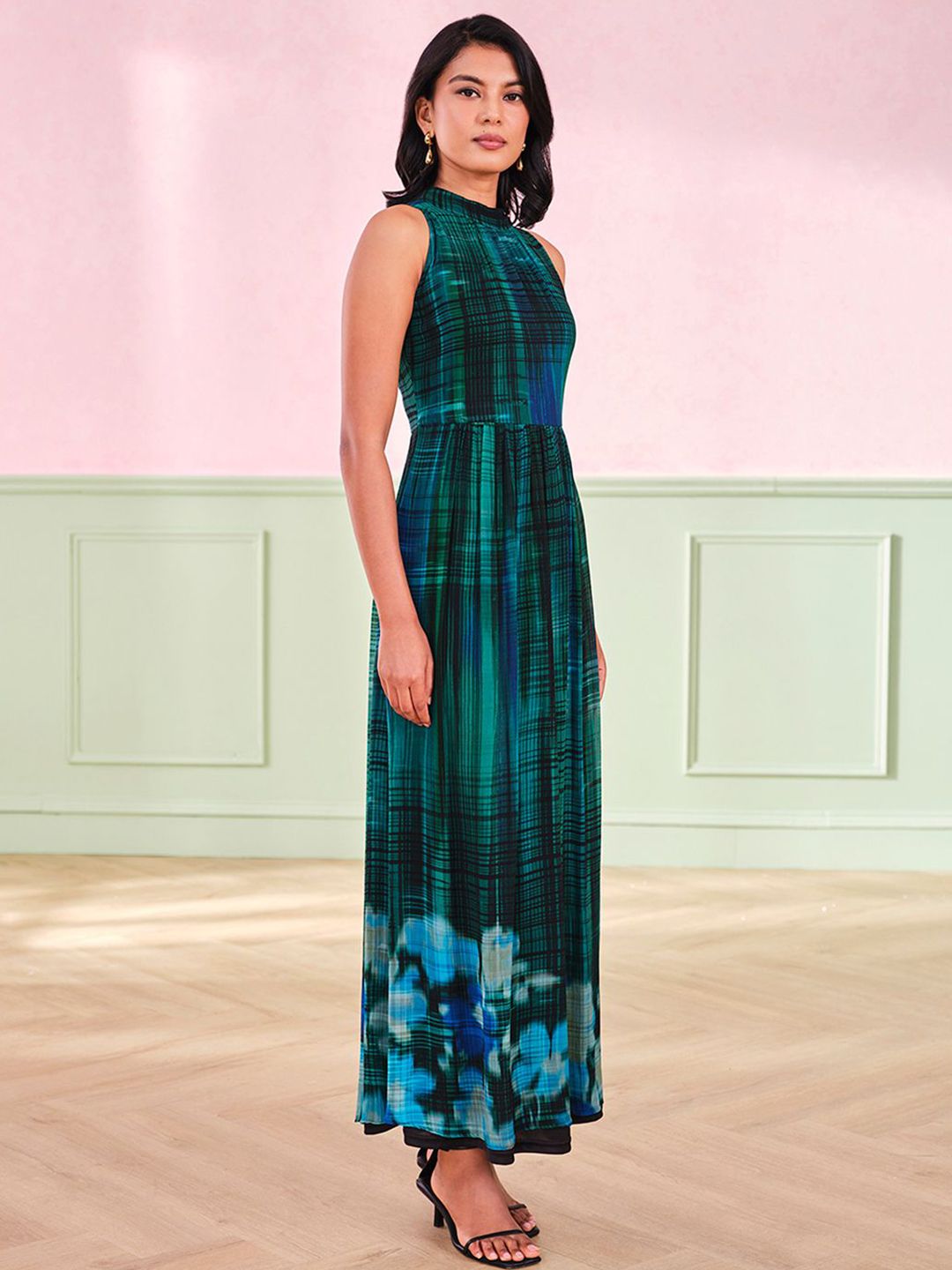 AND Women Tie and Dye Printed Maxi Dress