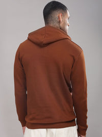 ADRO Lelaki Graphic Printed Hod Cotton Pullover Sweatshirt