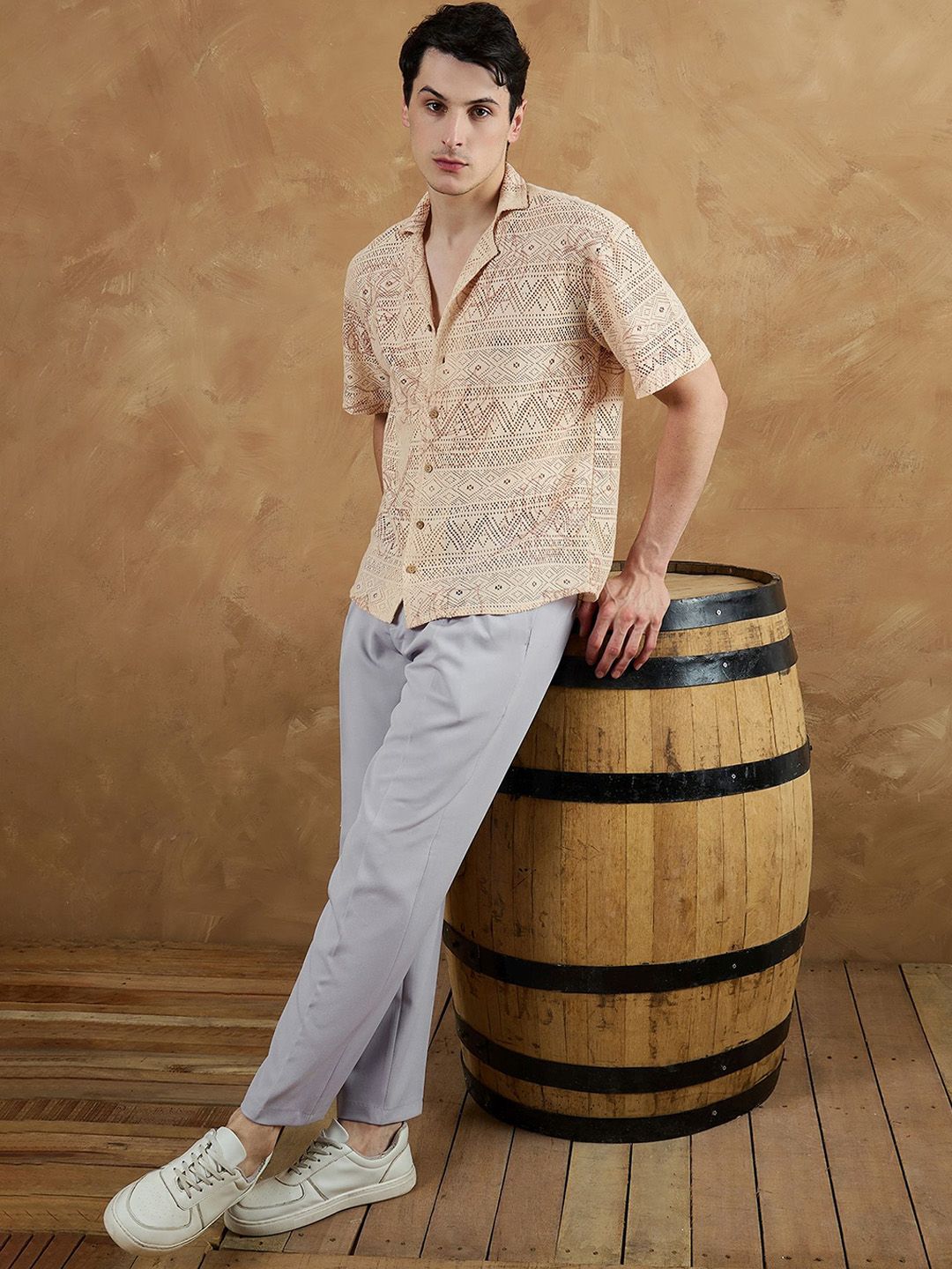 DENNISON Men Korean Baggy Fit Trouser