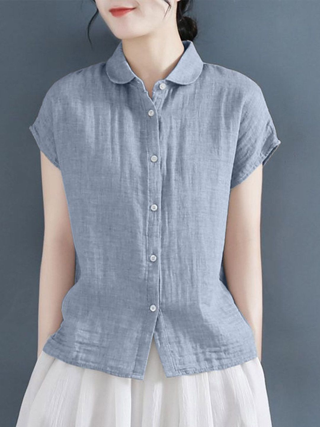 DressBerry Women Solid Relaxed Fit Shirt