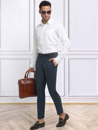 KLOTTHE Men's Cotton Rich Solid Slim Fit Gurkha pants