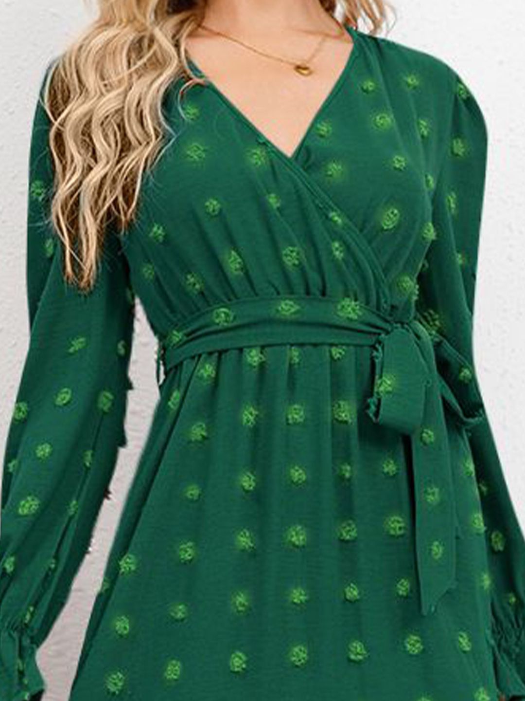 all about you Women Self Design A-Line Midi Dress