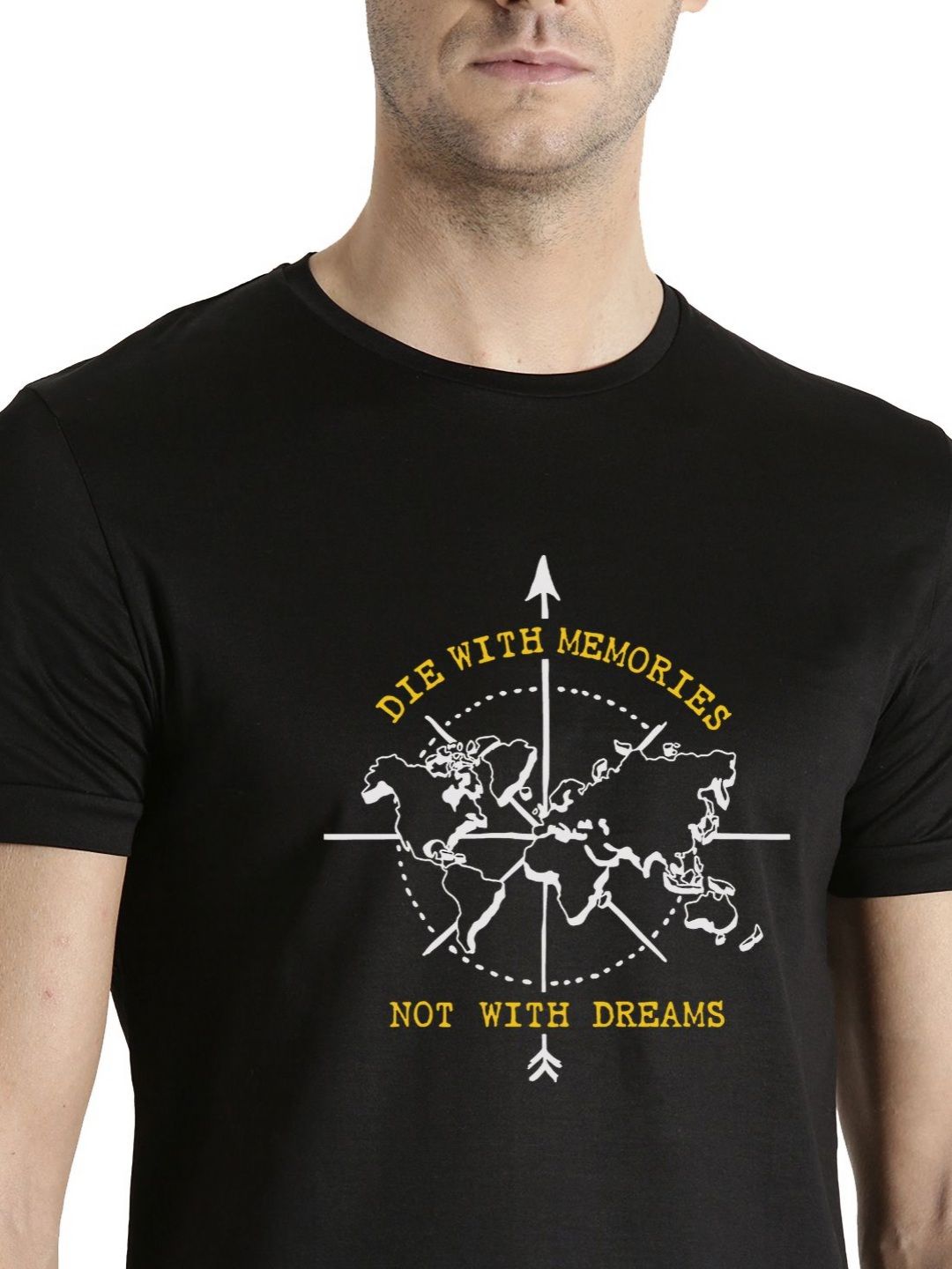 ADRO Men Printed T-shirt